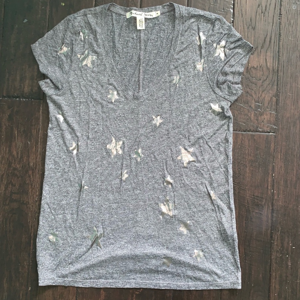Michael Stars gray star tshirt